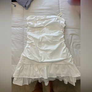 Francesca's Collections White mini dress strapless
